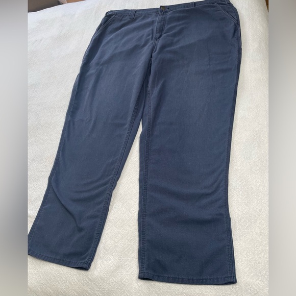 Carhartt Other - Carhartt Men's Deep Blue Chinos Sz 44 X 34
Durable